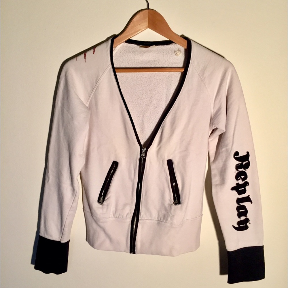 Replay Zip Up Sweater