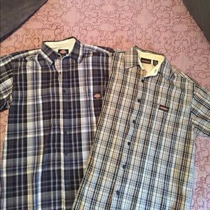 Dickies men's button down shirt bundle