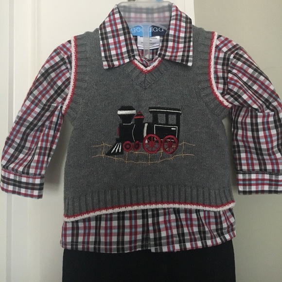 3-6 month train outfit - Picture 2 of 4