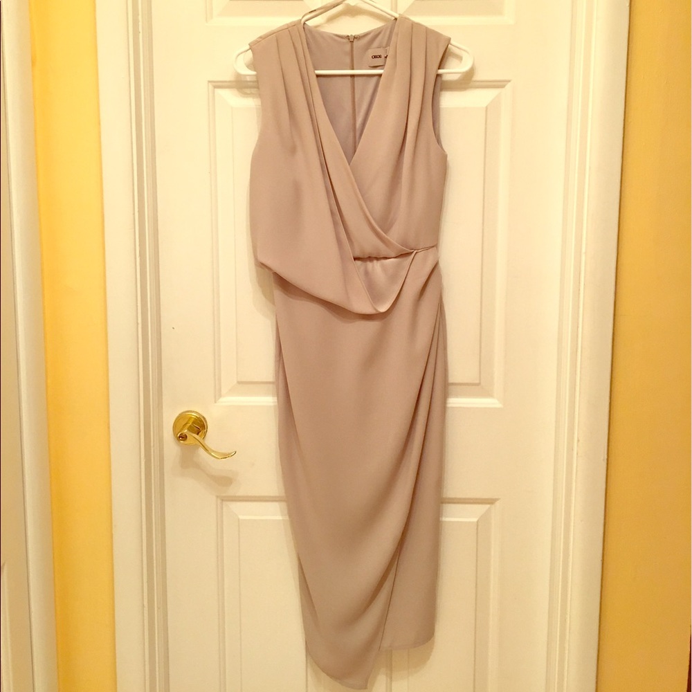 ASOS Wrap Drape Midi Dress