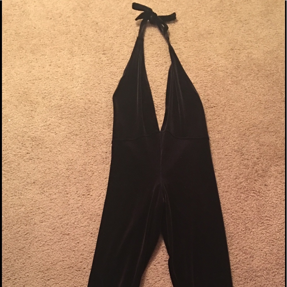 Black mamba velvet catsuit