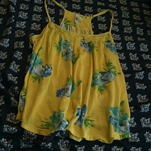 Yellow Flower Pattern Tank