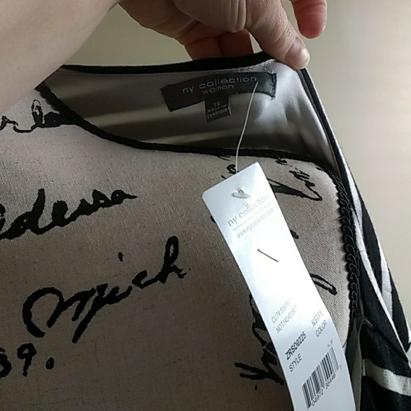 NWT NY Collection plus size super cute dress! - Picture 3 of 6