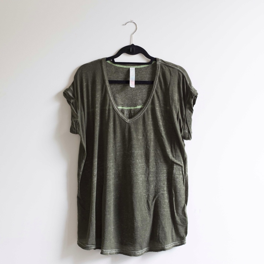 Free People oversized tee.