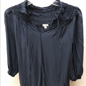 Anthropologie Odille navy shirt