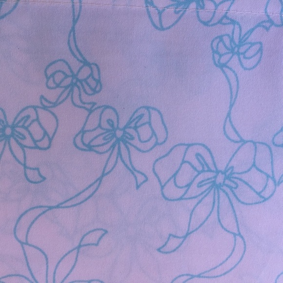 Betsey Johnson Betsey Blue Ribbon King Sheet Set - Picture 2 of 6