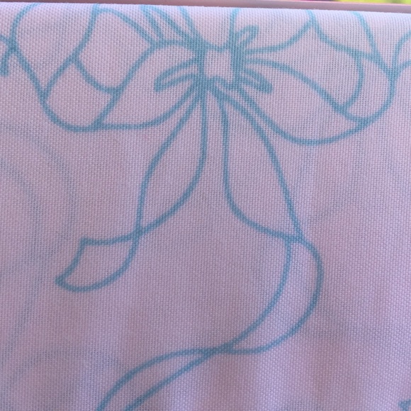 Betsey Johnson Betsey Blue Ribbon King Sheet Set - Picture 4 of 6