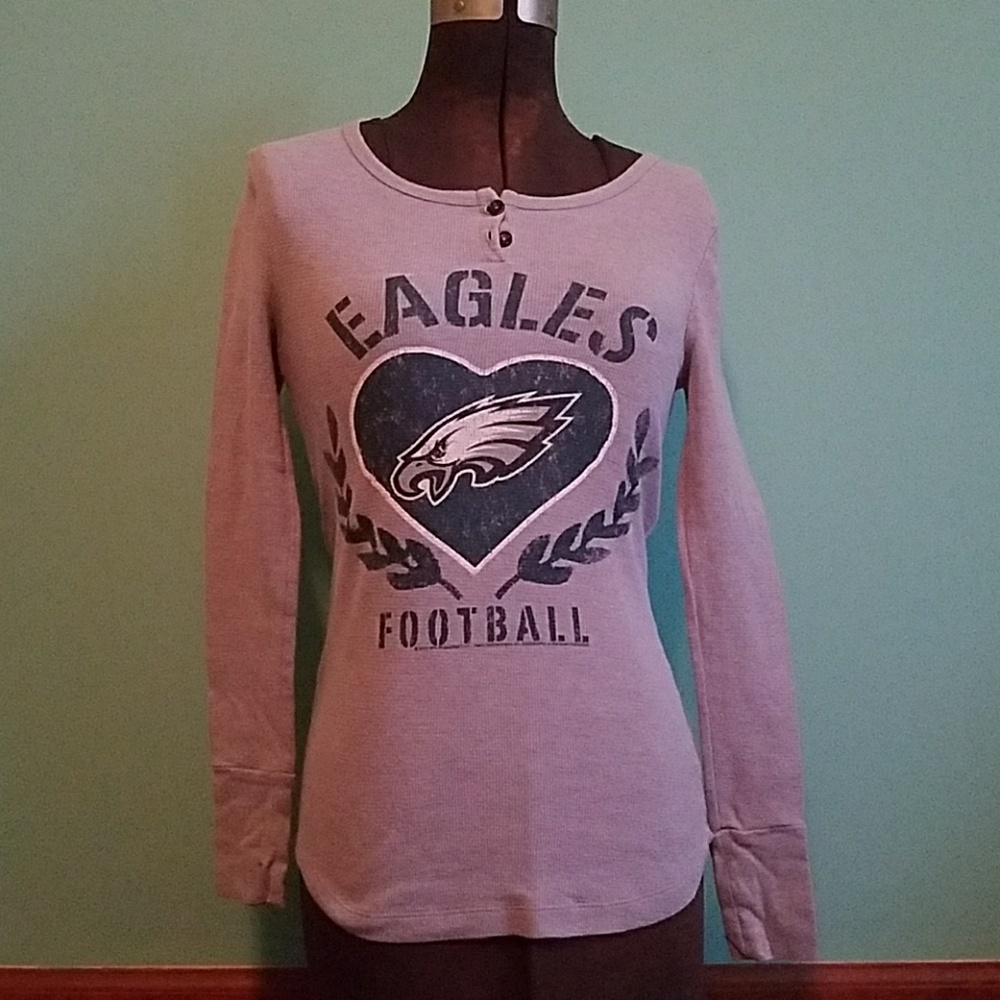 Gray cotton long sleeve shirt
