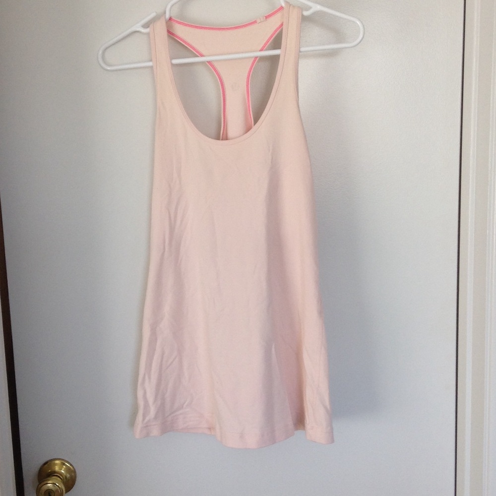 Lululemon 'cool racer back' light pink