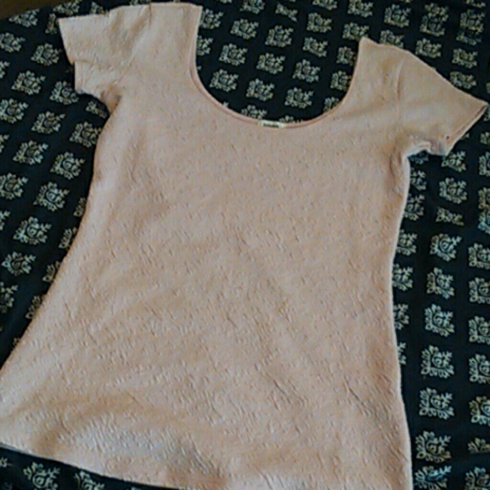 Light Pink Textured Tee