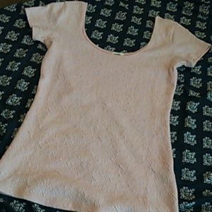 Light Pink Textured Tee