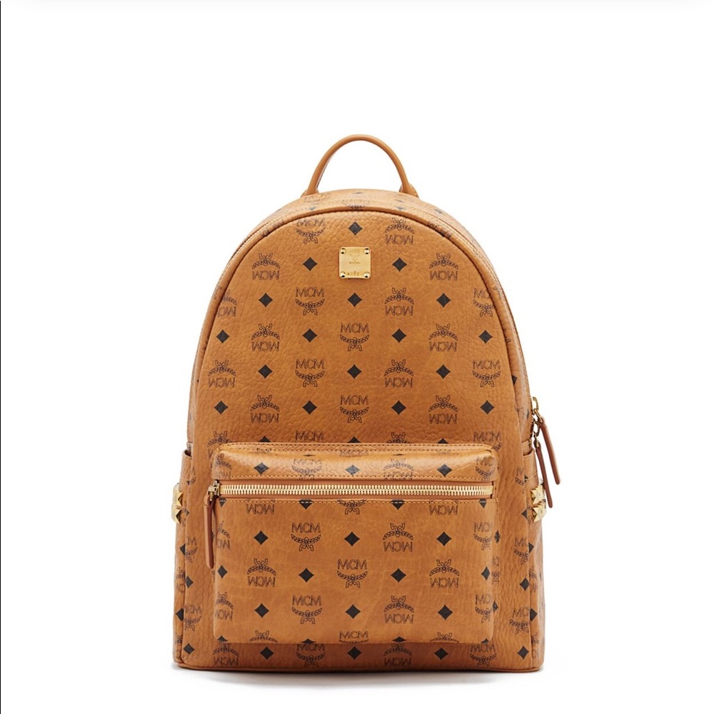 MCM Stark Backpack - Cognac