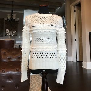 Banana Republic rare sweater w intricate detail XS