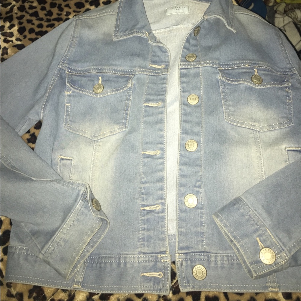 Charlotte Russe light wash jean jacket