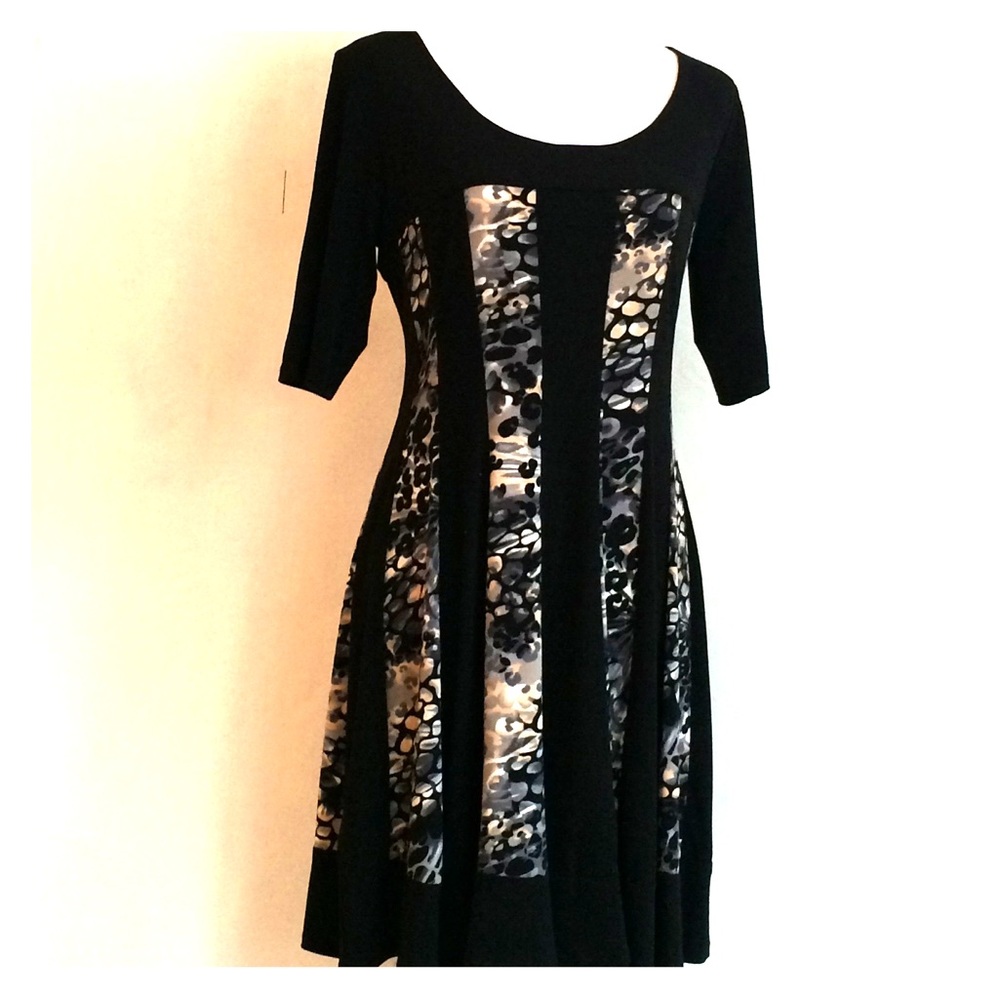 Animal print dress.