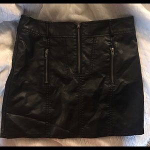 Leather Skirt