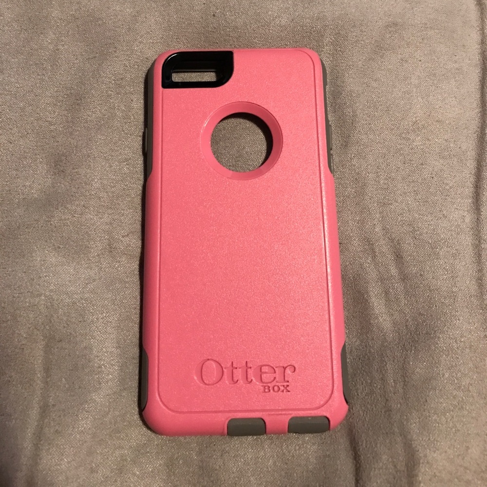 iPhone 6 Otterbox commuter pink and grey