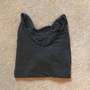 Lululemon Charcoal Lounge Top