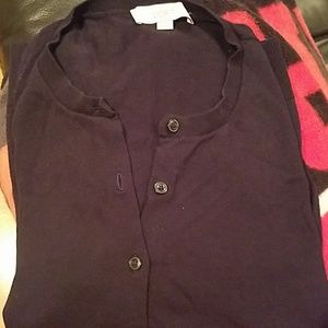 Loft Navy Blue Cardigan