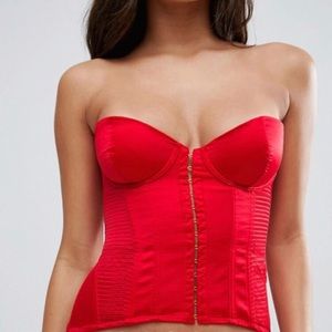 Structured Red Corset