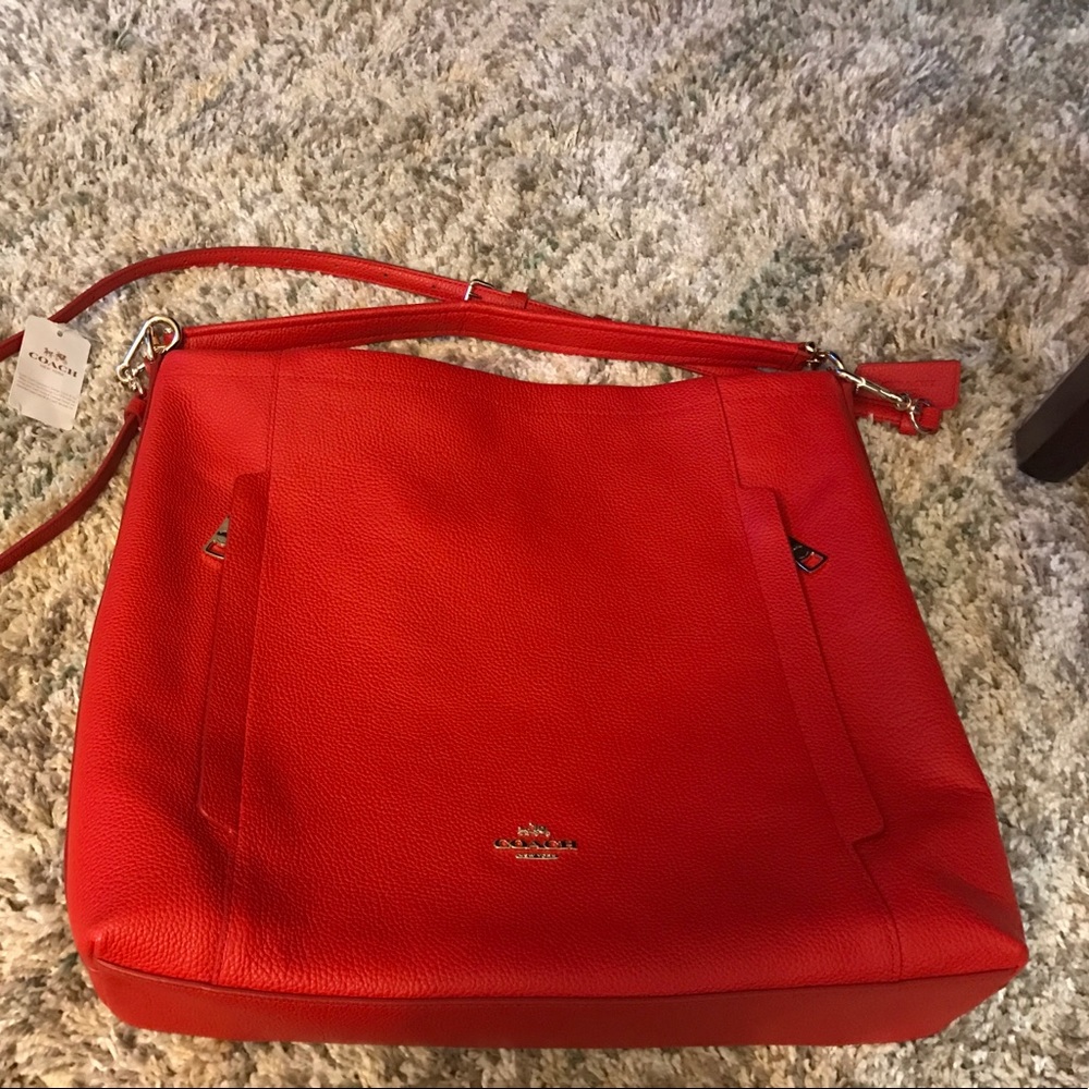 Red Coach Purse
