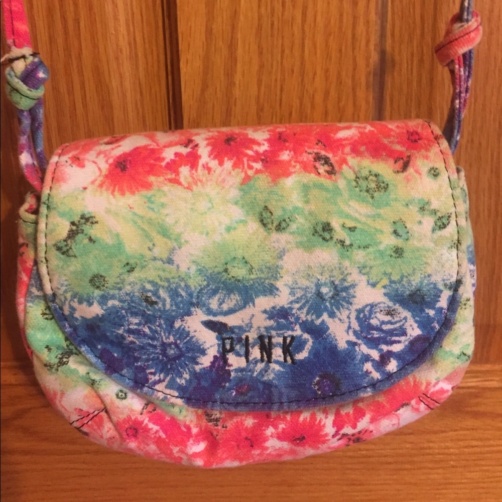 Pink crossover bag
