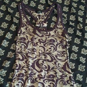 Grey/Purple Swirl Pattern Tank