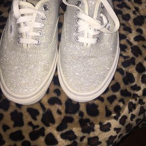 Vans - Gray sparkles