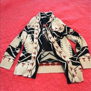Aztec sweater cardigan