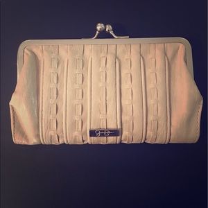 Light tan Jessica Simpson wallet/clutch