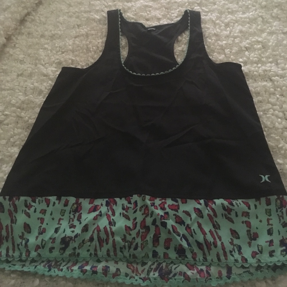 Hurley racer back tank