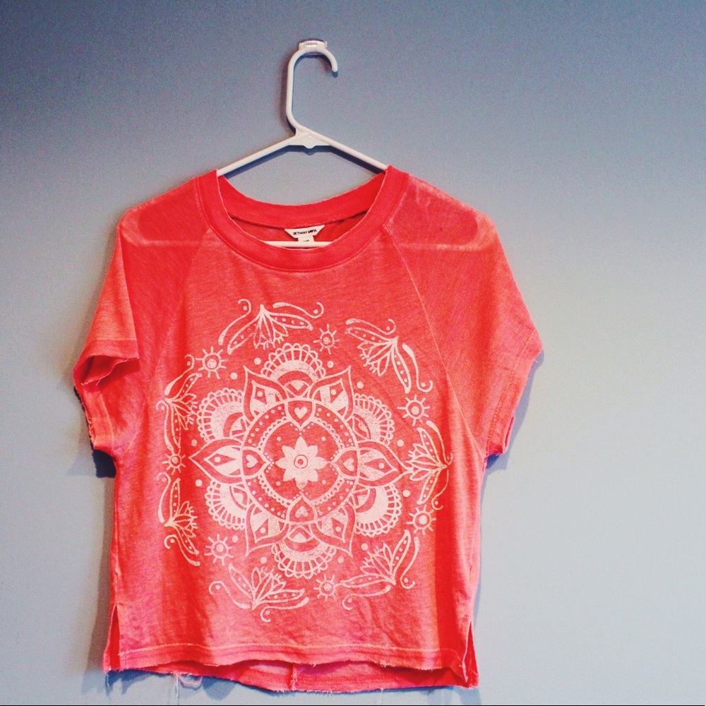 Flower Design Graphic Tee