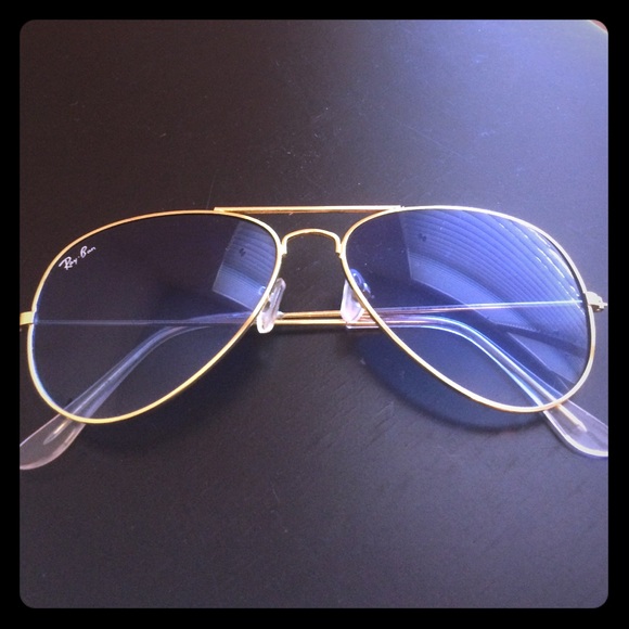 Ray-Ban Accessories - Ray ban aviators. Gold/blue.