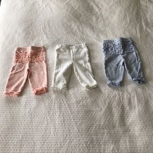 Set of three newborn pants!