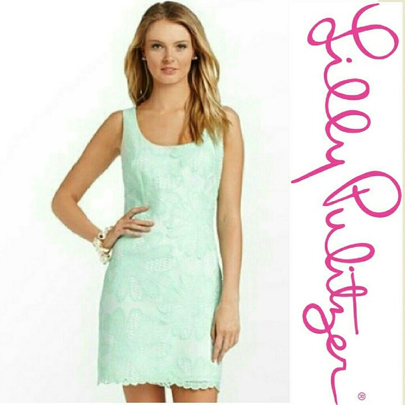 Lilly Pulitzer Dresses & Skirts - Lilly Pulitzer sparkle lace Lonnie dress!!