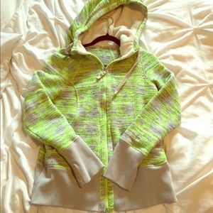 Zella neon Sherpa hoodie