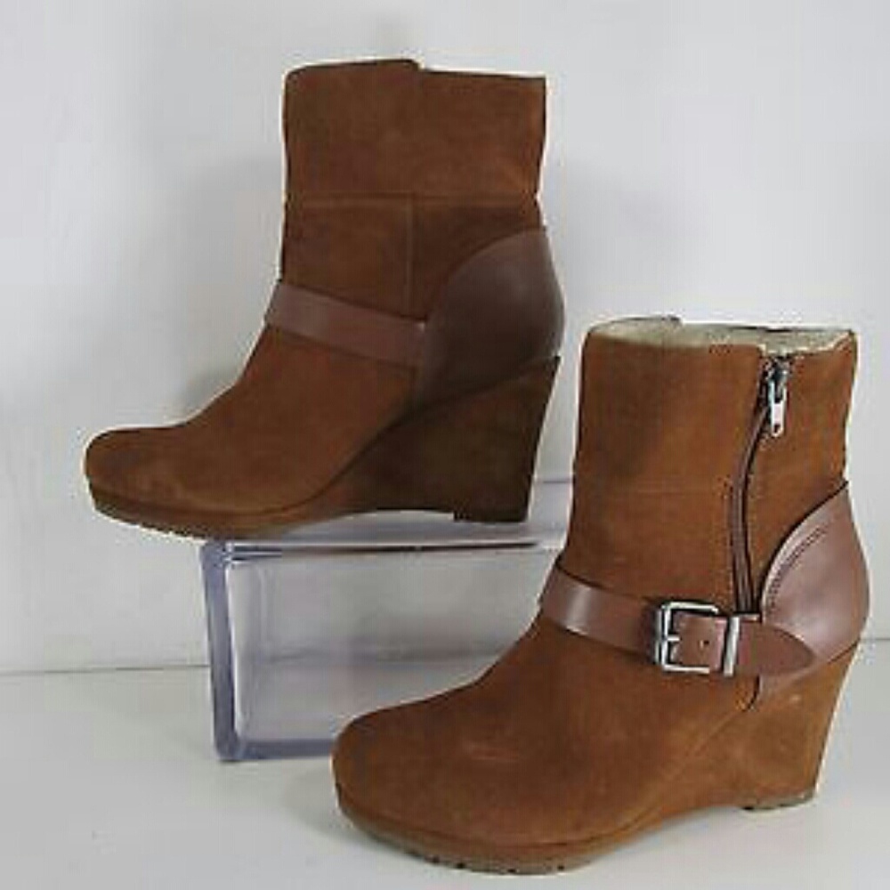 Dolce Vita Pyston Brown Outside Zip Strap Buckled