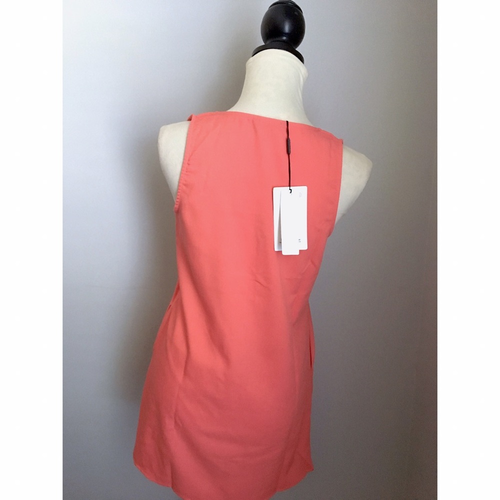 NEW Reformation style peach ribbon dress - Picture 5 of 5