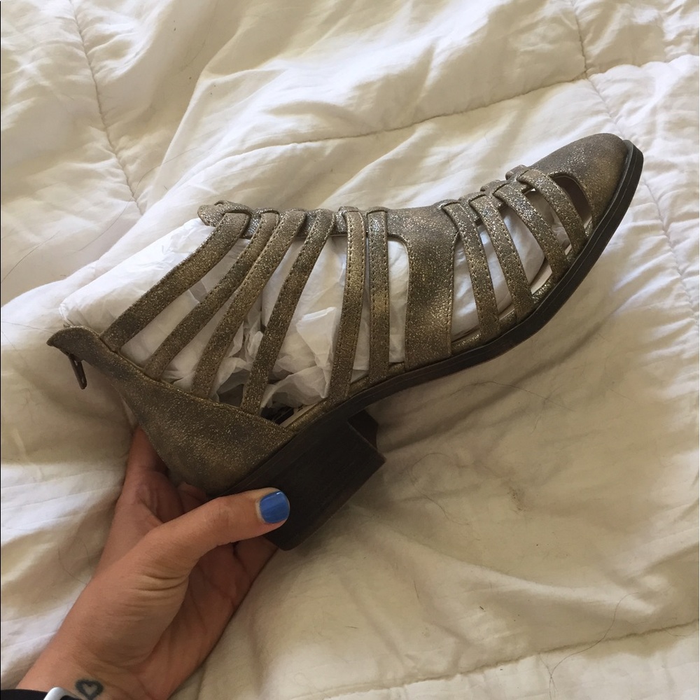 BC Gold Strappy Bootie