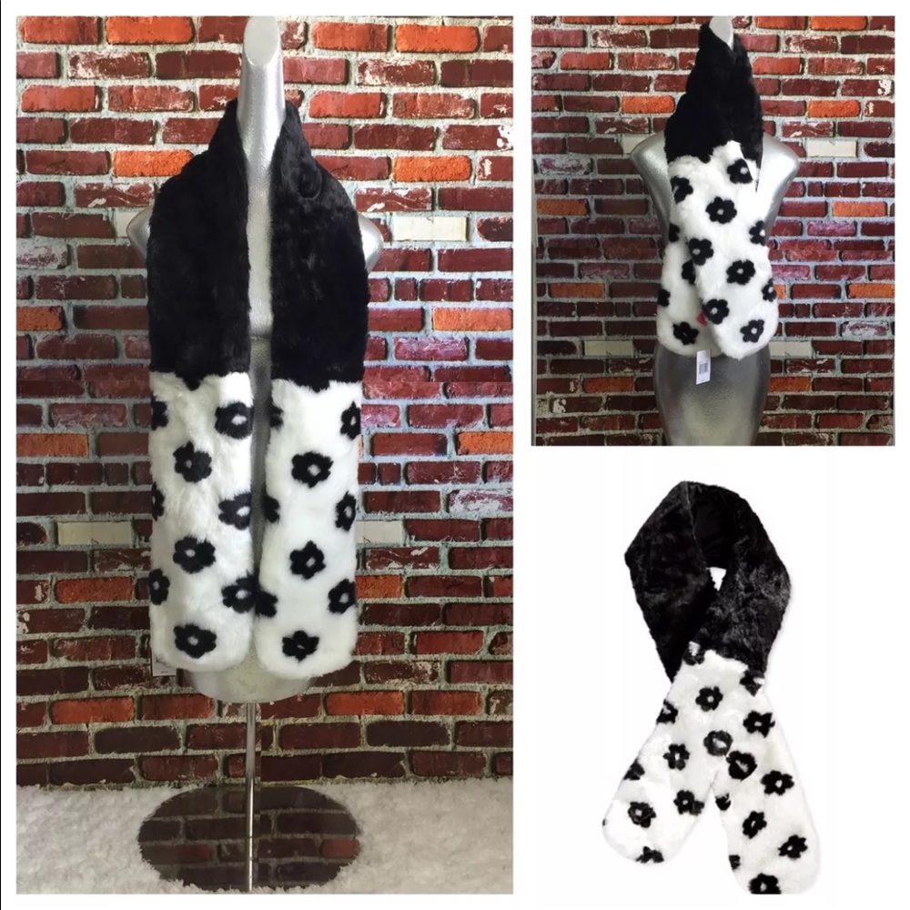 BETSEY JOHNSON  XOX TROLLS  FLORAL MUFFLER /OBO