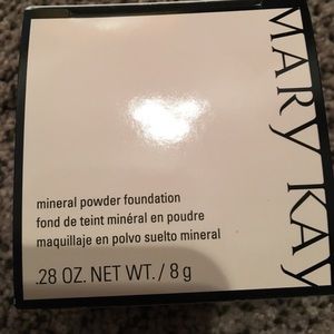 Mary Kay mineral powder foundation.