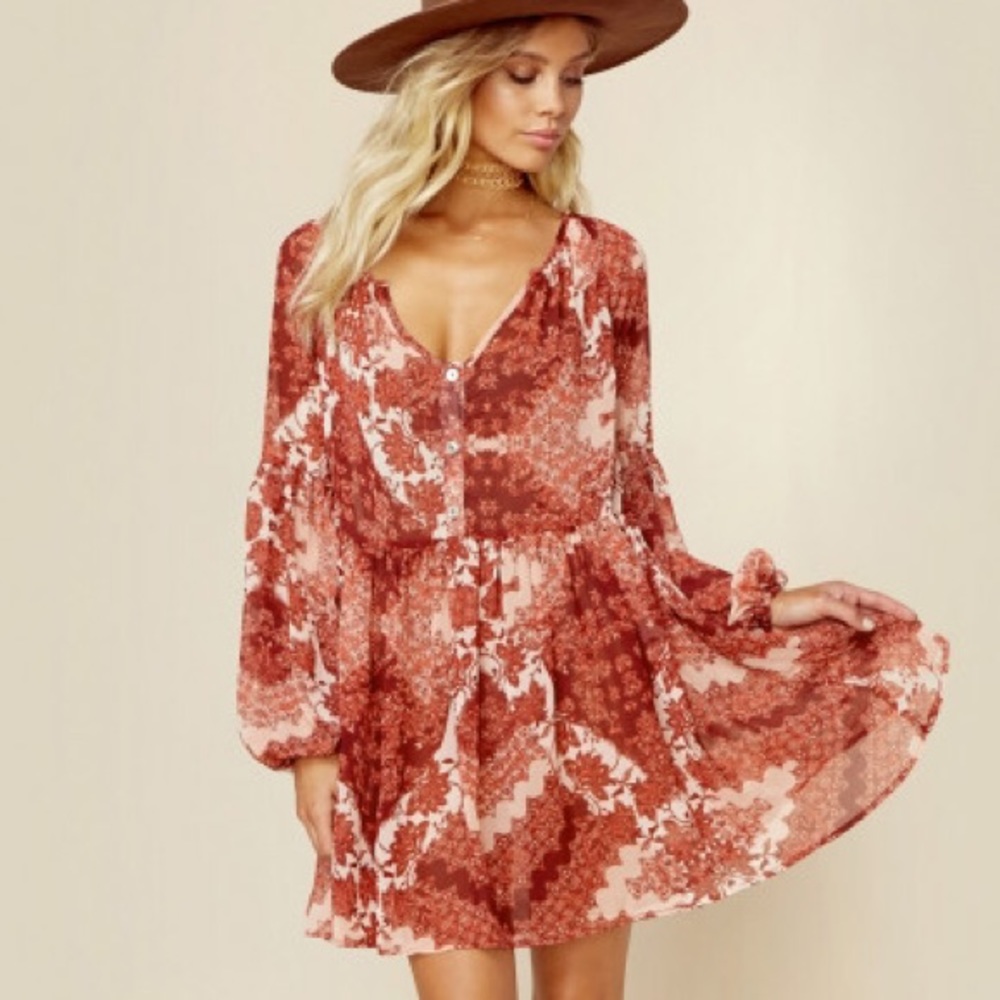 NWT 🌼🌵SMYM Sienna Swing Tunic in Happy Henna