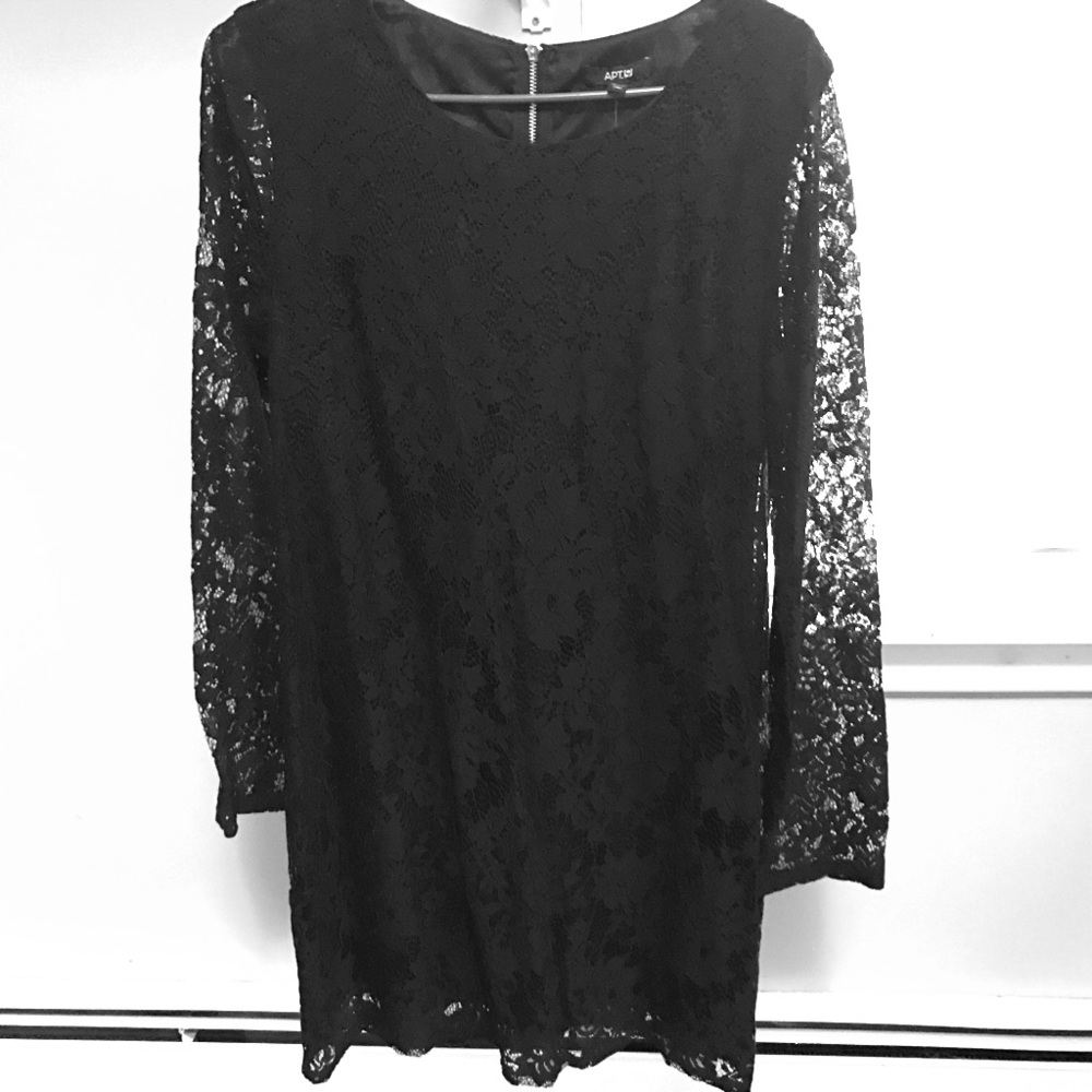 NWT Black Lace Dress