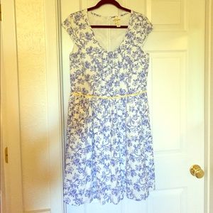Matilda Jane Spring Dress Bluebell Toile  EUC