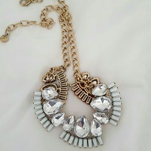 Light blue sparkle necklace