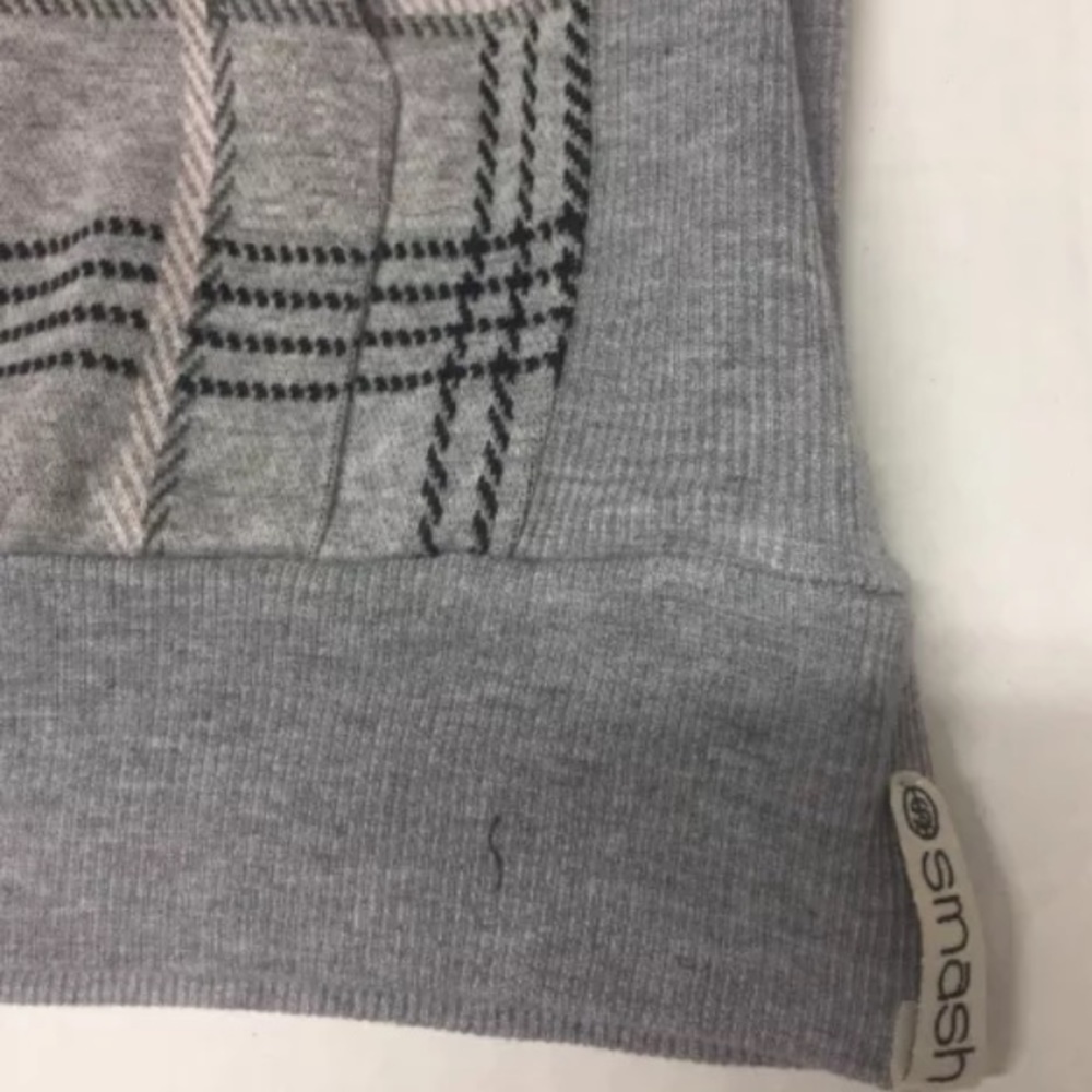 Smash  - Gray Plaid Hoodie NWT - XL $79 - Picture 2 of 5