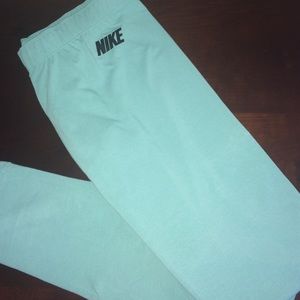 Nike Aqua Blue Workout Leggings