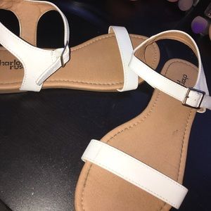 White sandals!!
