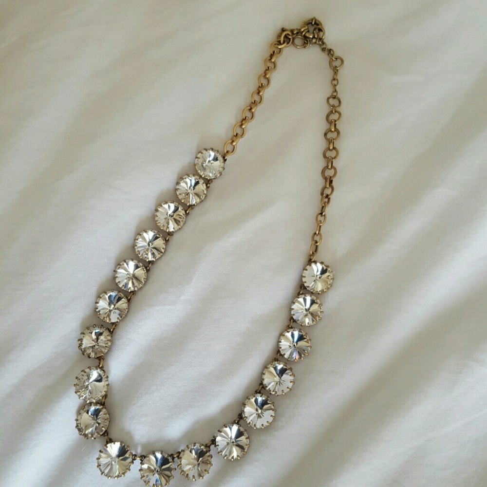 J.Crew silver sparkle necklace