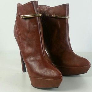 Womens Brand New Wild Rose Brown High Heels!